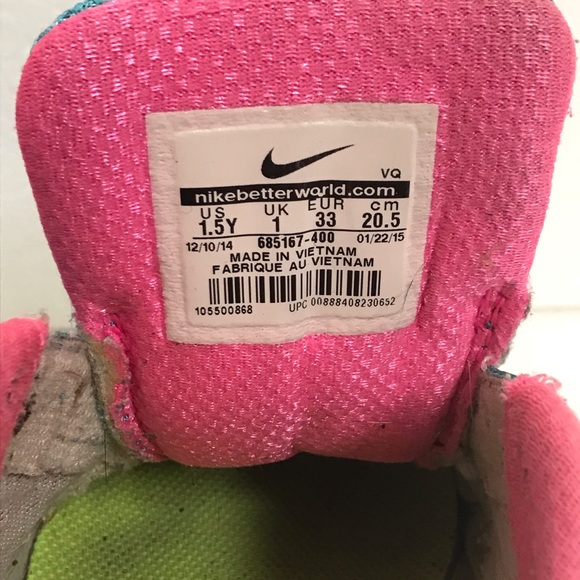 Nike Downshifter 6 Girls Sneaker Athletic … - Picture 7 of 8